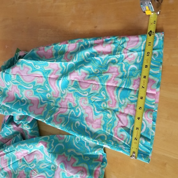 Lilly Pulitzer Beach Pant  Turquoise Lock Me Up - Picture 8 of 11